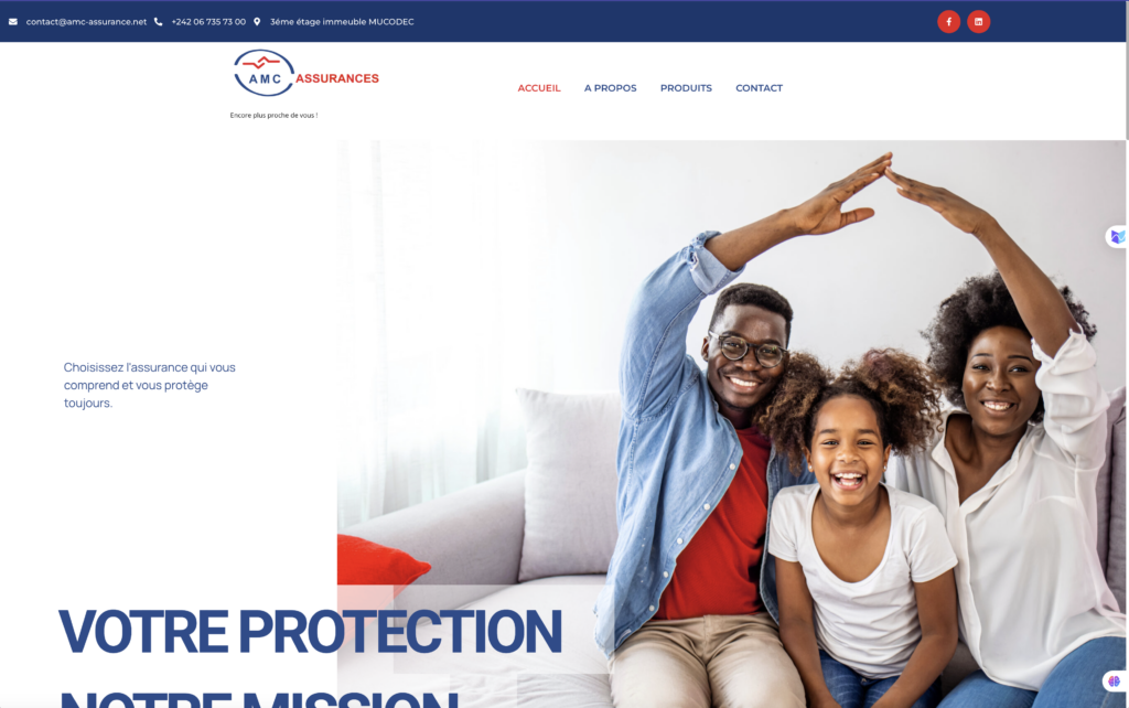 Site web AMC Assurance