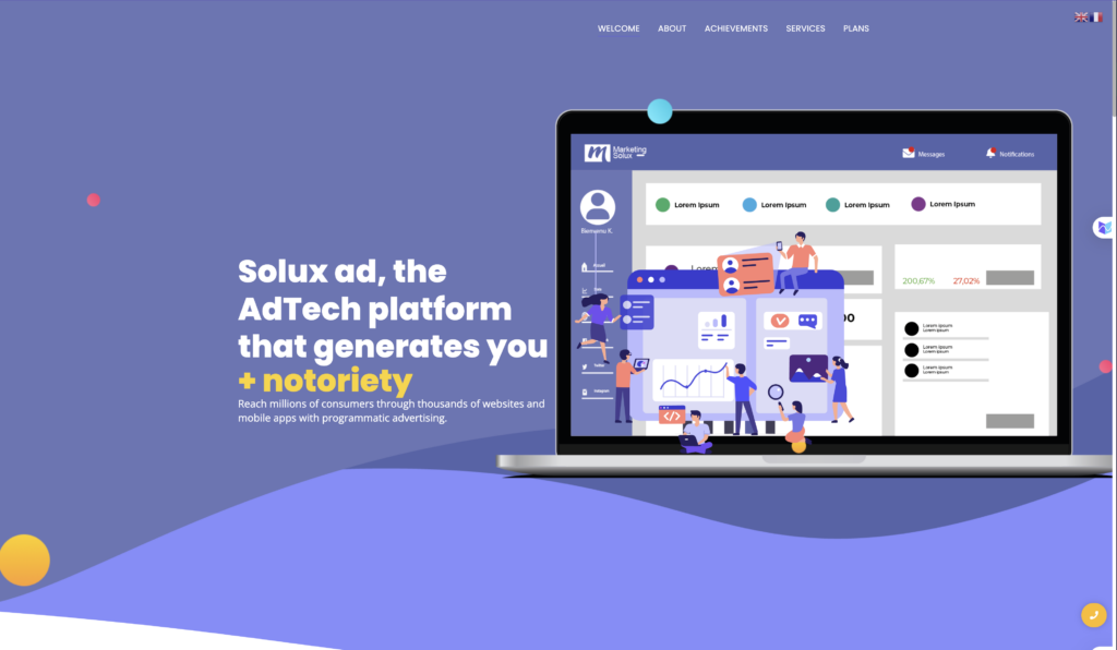 Site web SoluxAd